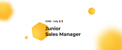 Italy: Junior Sales Manager