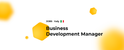 Italy (TMC & DMC): Business Development Manager