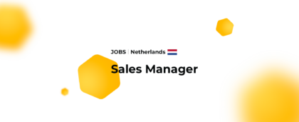 Netherlands: Sales Manager