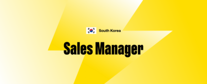 South Korea: Sales Manager