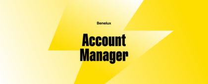 Belgium or Netherlands: Account Manager
