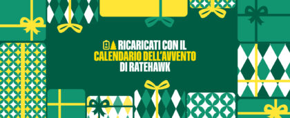 Passa dalla modalità turbo alla modalità ricarica: scopri i regali del calendario dell’Avvento di RateHawk!