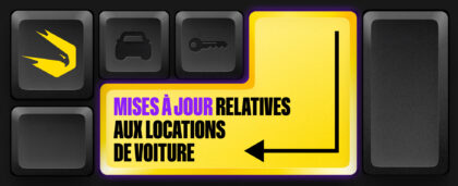 Mises à jour relatives aux locations de voiture