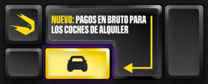 Los pagos en bruto ya están disponibles para los coches de alquiler