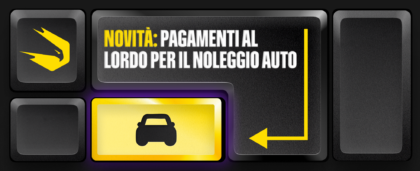 Pagamenti lordi ora disponibili per il noleggio auto
