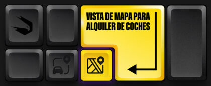 Encuentra oficinas de alquiler de coches más rápido con el nuevo mapa