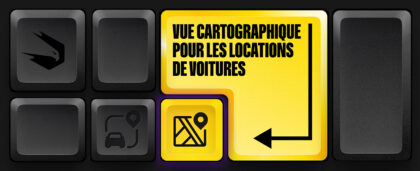 Trouvez les agences de location de voitures plus rapidement avec la nouvelle carte